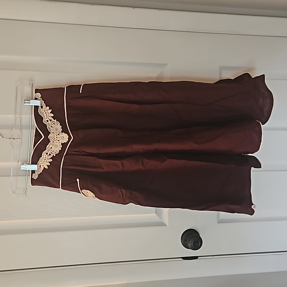 Vintage Gunne Sax Skirt. Burgundy. Size 7